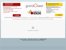 Tablet Screenshot of bowling-bourges.fr